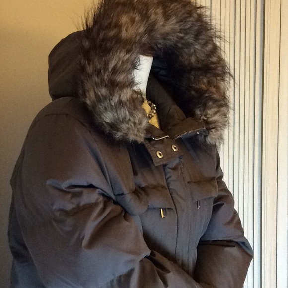 michael kors grey puffer coat